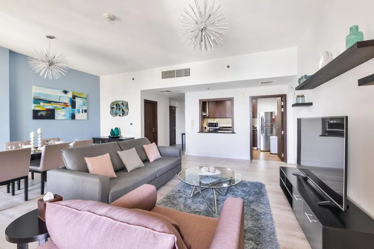 Apartment Luxury Jbr Shams - Marina View - Free 5 Star Beach Resorts Access! Dubai