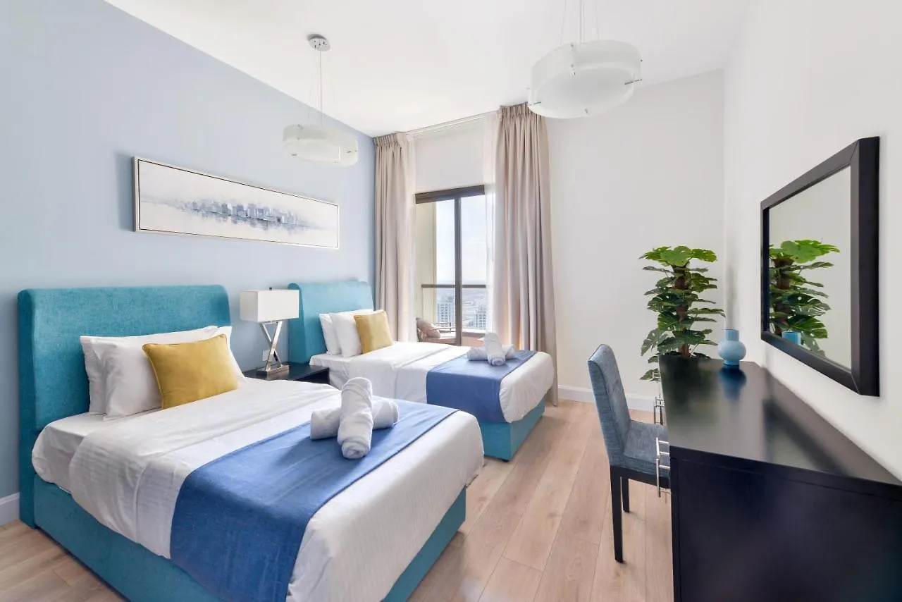 Luxury Jbr Shams - Marina View - Free 5 Star Beach Resorts Access! Дубай 0*,  ОАЭ