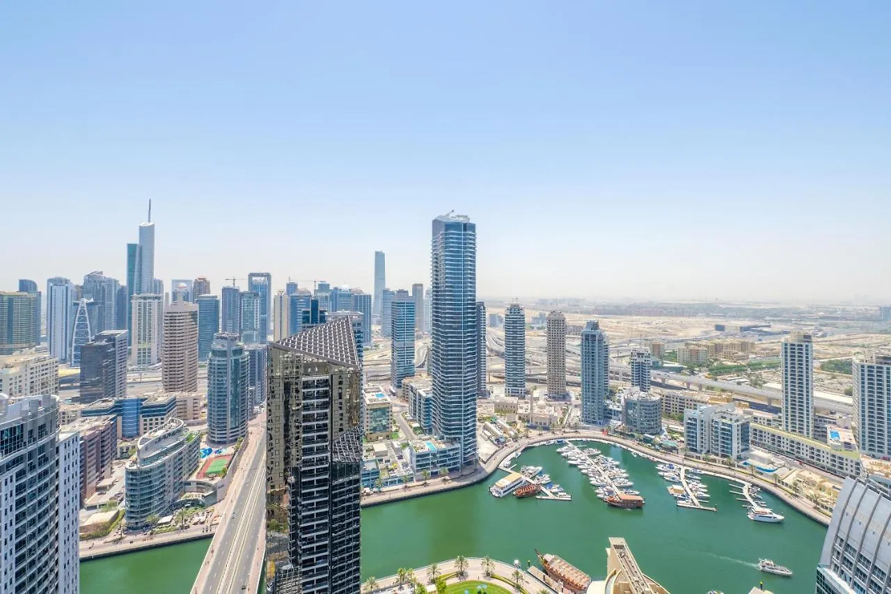 Luxury Jbr Shams - Marina View - Free 5 Star Beach Resorts Access! Dubai Apartment