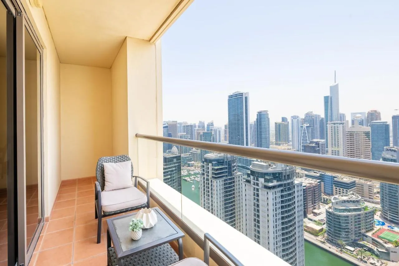 Luxury Jbr Shams - Marina View - Free 5 Star Beach Resorts Access! Dubai Apartment
